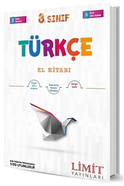 Limit Yayınları Limit 8. Sınıf Türkçe El Kitabı