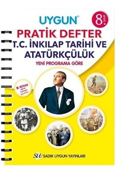 Sadık Uygun Yayınları 8. Sınıf T.c Inkılap Tarihi Ve Atatürkçülük Pratik Deft...