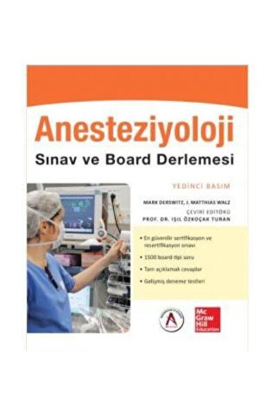 Dünya Tıp Kitabevi Anesteziyoloji Sınav Ve Board Derlemesi