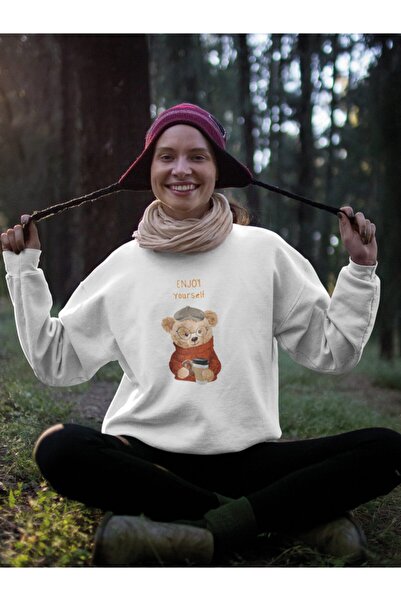 SUNFREE Φούτερ Unisex με στάμπα Teddy Bear