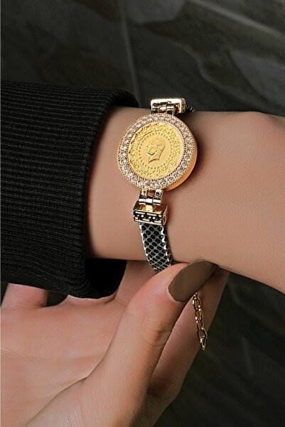 aytekgold Kauçuklu Simli Çeyrekli Bileklik