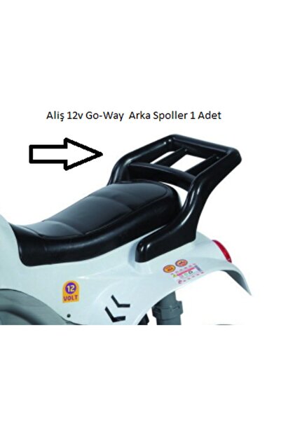 Aliş Toys Aliş 12v Motor Go-way Siyah Arka Spoller --244--
