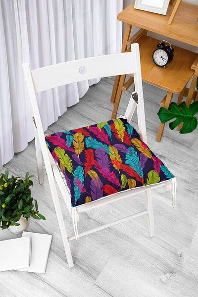 Realhomes Custom Design Digital Printed Pouf Chair Cushion