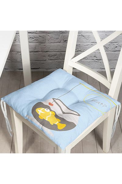 Realhomes Pernă de scaun cu puf imprimată digital cu design personalizat