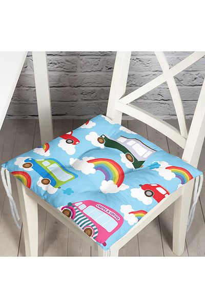 Realhomes Real Homes Digital Printed Fluffy Chair Cushion