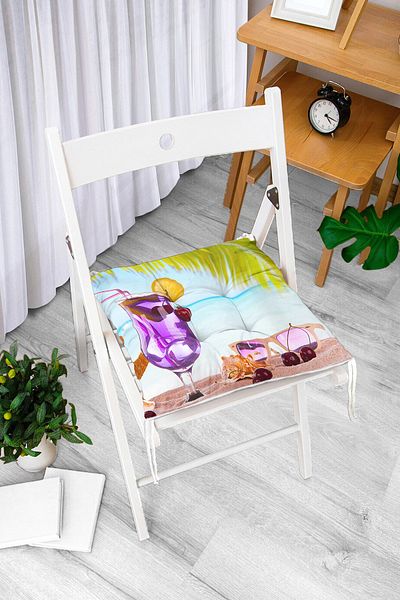 Realhomes Custom Design Digital Printed Pouf Chair Cushion