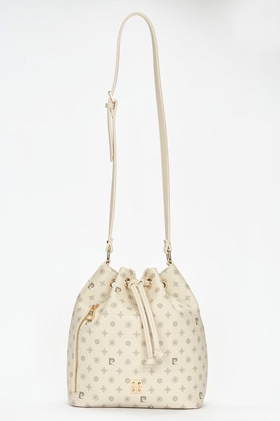 Pierre Cardin Γυναικεία τσάντα ώμου Beige Monogram 05PO22Y1544