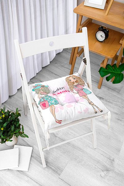 Realhomes Custom Design Digital Printed Pouf Chair Cushion