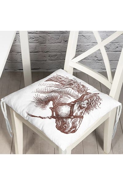 Realhomes Custom Design Digital Printed Pouf Chair Cushion