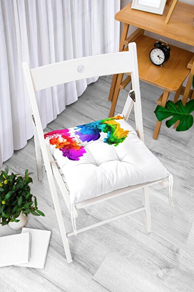 Realhomes Renli Smoke digitalno štampani moderni mekani jastuk za stolicu