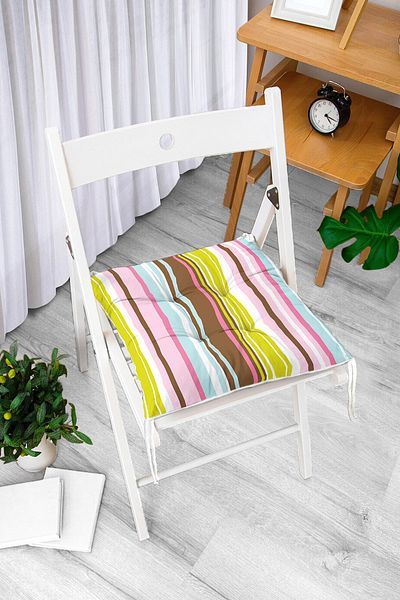 Realhomes Real Homes Digital Printed Fluffy Chair Cushion
