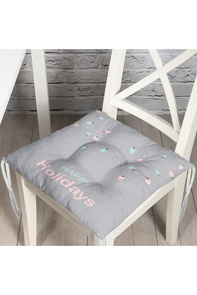 Realhomes Gray Baby Room Fluffy Chair Cushion