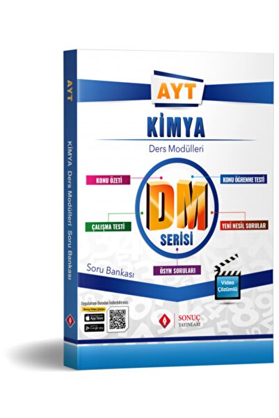 Sonuç Yayınları Dm Serisi Ayt Kimya Soru Bankası