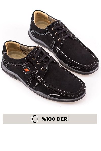 maximoda Camel Black Men's Casual Shoes PRA-148166-014648