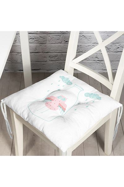 Realhomes Special Designed Digital Printed Children's Room Fluffy Chair Cushion