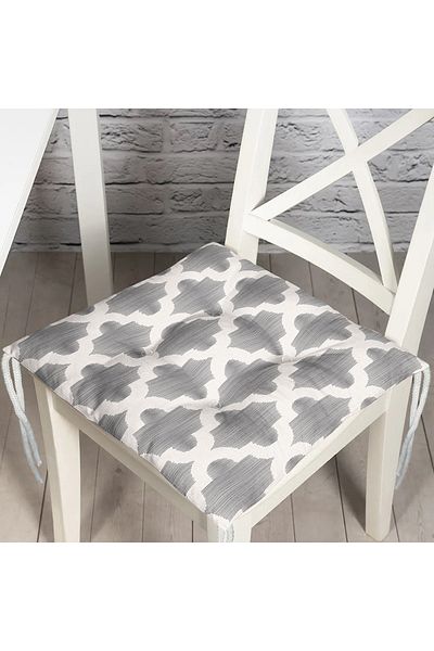 Realhomes Special Design Ogea Patterned Digital Printed Modern Fluffy Chair Cushion