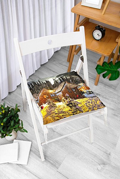 Realhomes Snježna kuća, pejzaž, digitalno štampani, moderni, mekani jastuk za...
