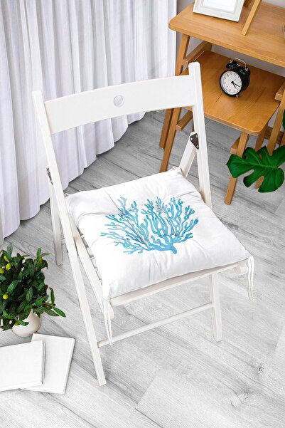 Realhomes Šareni jastuk za stolicu sa digitalnim štampanim uzorkom morske zve...