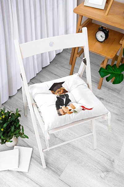 Realhomes Štene obučeno za diplomiranje, moderni pufasti jastuk za stolicu sa...