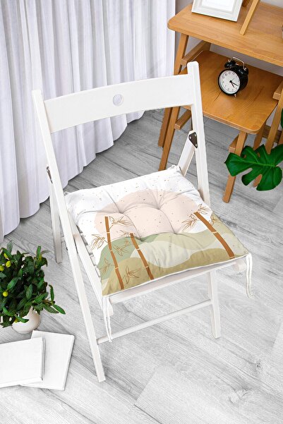 Realhomes Natura Boho Doğa Tasarımlı Dijital Baskılı Modern Pofidik Sandalye ...