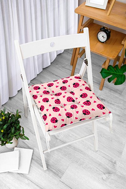Realhomes Jastuk za stolicu sa digitalnim štampanjem u obliku bubamara i srca...