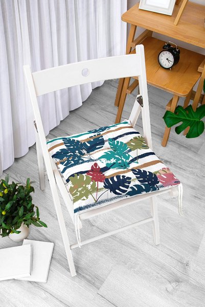 Realhomes Pastelno obojeni jastuk za stolicu sa digitalnim štampanim uzorkom ...
