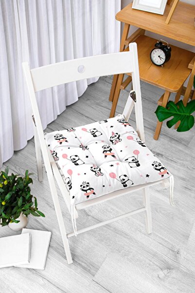 Realhomes Slatki jastuk za stolicu sa digitalnim štampanim uzorkom pande, mod...