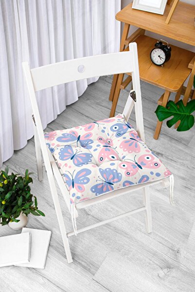 Realhomes Кольоровий цифровий принт з мотивом метелика на сучасній м'якій под...