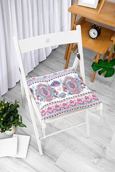 Realhomes Moderni digitalno štampani mekani jastuk za stolicu sa motivom crve...