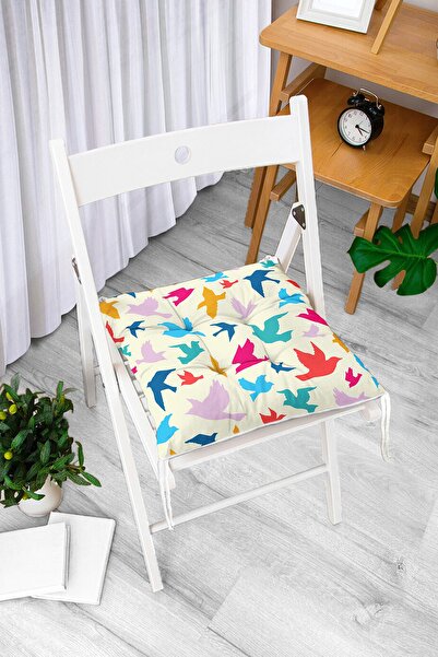Realhomes Digitalno štampana moderna mekana podloga za stolicu sa motivom šar...