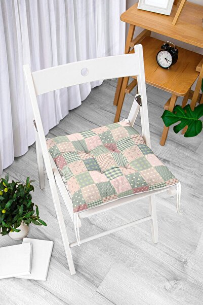 Realhomes Pernă de scaun pufoasă modernă, imprimată digitală, cu modele de mozaic