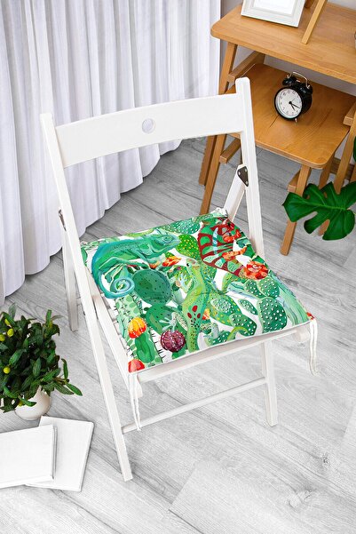Realhomes Tropski šumski dizajn, digitalno štampani mekani jastuk za stolicu