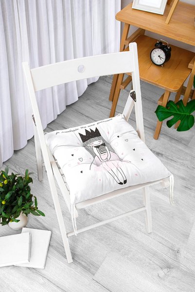 Realhomes Želeo bih da budem princeza, moderni pufasti jastuk za stolicu sa p...