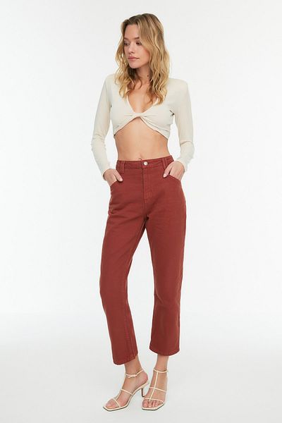 Trendyol Collection Jeans - Orange - Straight