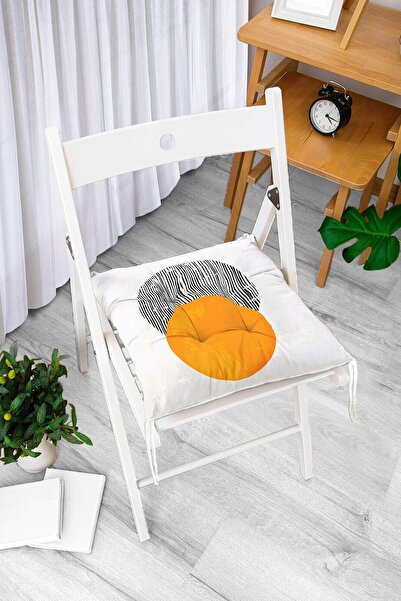 Realhomes Сучасна подушка для стільця з цифровим принтом на тему «Сонце мисте...