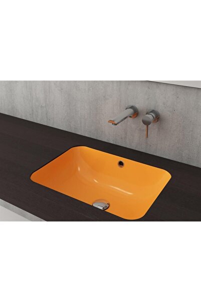 Bocchi Scala Tezgah Altı Lavabo Parlak Mandalina Sarısı 1006-021-0125