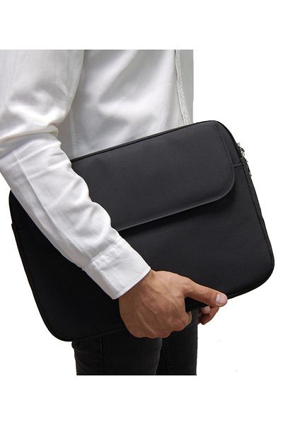 D'VERS Μαύρη Unisex 13-14-15,6 ιντσών Συμβατή θήκη Macbook Τσάντα φορητού υπολογιστή