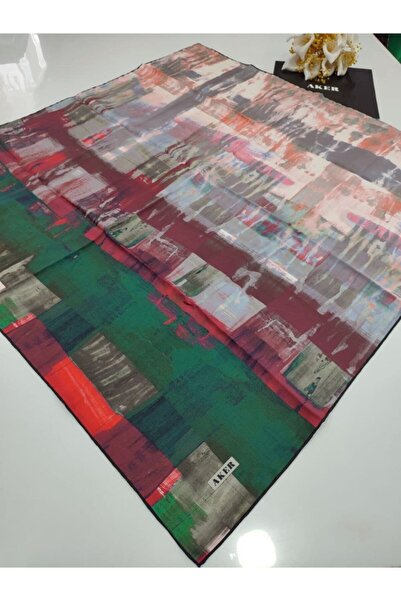 Aker %100 Twill Ipek Eşarp / 8336713-911 / 90x90