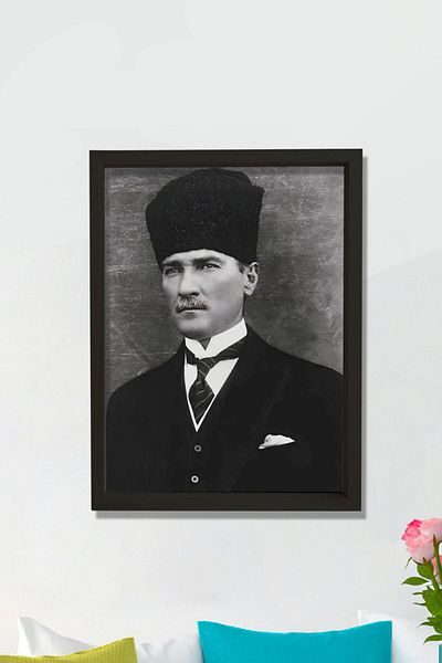 Dekor Loft Επιτραπέζιο Ατατούρκ με σκελετό από φυσικό ξύλο πεύκου