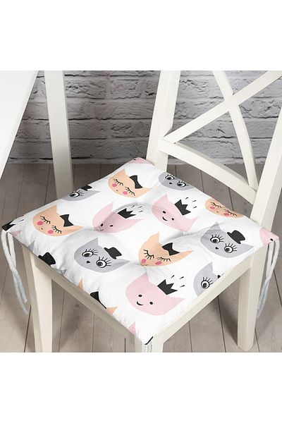 Realhomes Digital Printed Fluffy Chair Cushion