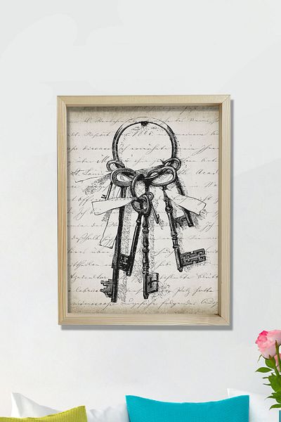 Dekor Loft Chei scheletice Pictură murală antică