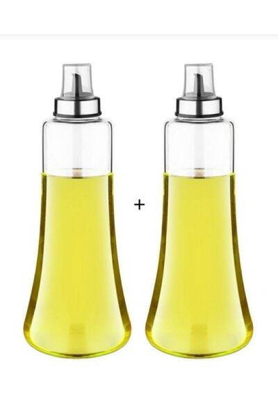 Cambu 2 Pieces Borosilicate Glass Non-Drip 1 Liter Oil Pot-Jumbo Size Oil Pot
