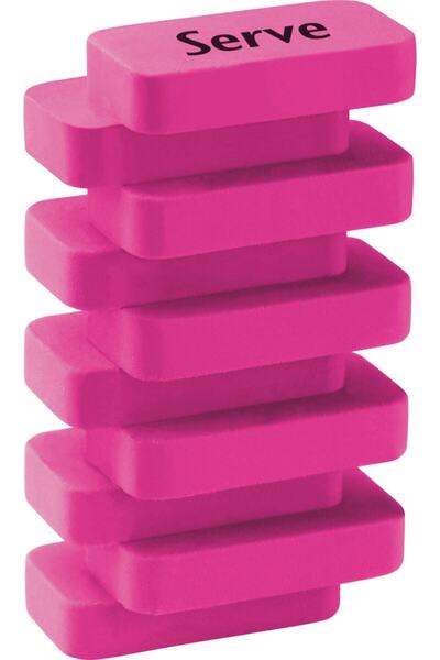 Serve Bold Double Steps 3lü Set Pembe