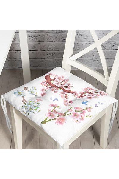Realhomes Real Homes Digital Printed Fluffy Square Chair Cushion