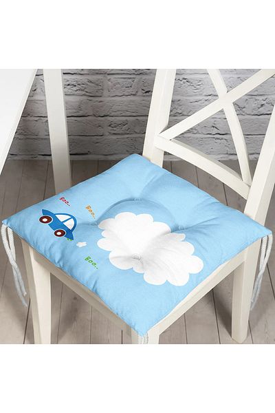 Realhomes Real Homes Digital Printed Modern Pouf Chair Cushion