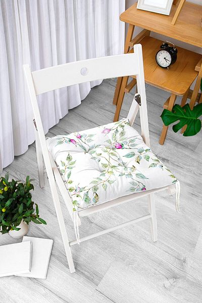 Realhomes Digital Printed Fluffy Chair Cushion