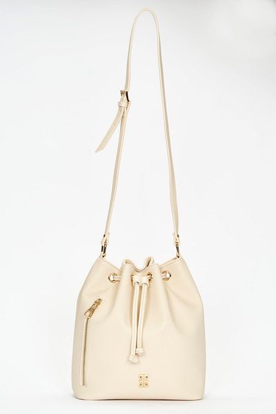 Pierre Cardin Beige Print Women's Shoulder Bag 05Po22Y1544