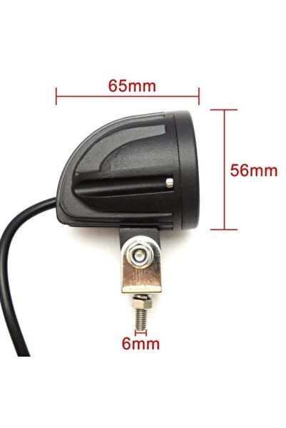 ARSVİSİON AUTO ACCESSORIES Motosiklet Led Sis Farı 2 Li Set 12v Motorsiklet Led Farı