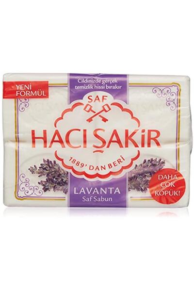 Hacı Şakir صابون اللافندر المصبوب 4×150 جرام
