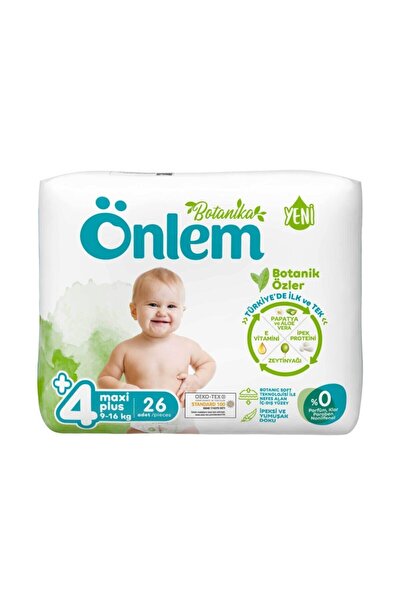 ÖNLEM Botanika Bebek Bezi Avantaj Paket Maxi Plus 26 Adet (9-16 Kg)